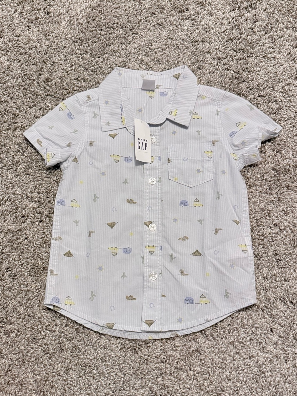NWT Baby Gap Button Down Shirt